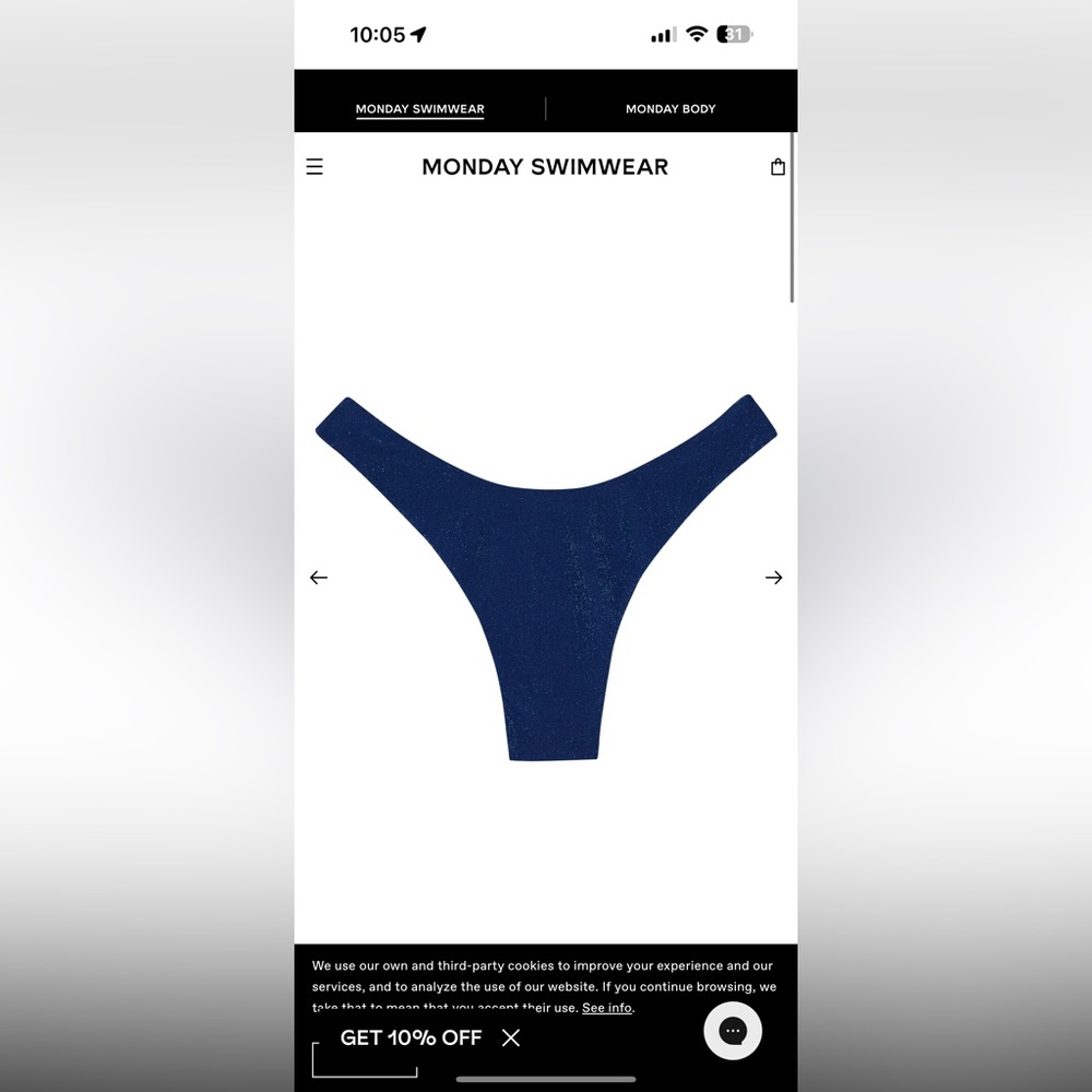 Monday swimwear Byron bottoms
